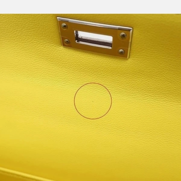 Hermes Epsom Mini Kelly Yellow Designer Handbag - Copy - Picture 4 of 7